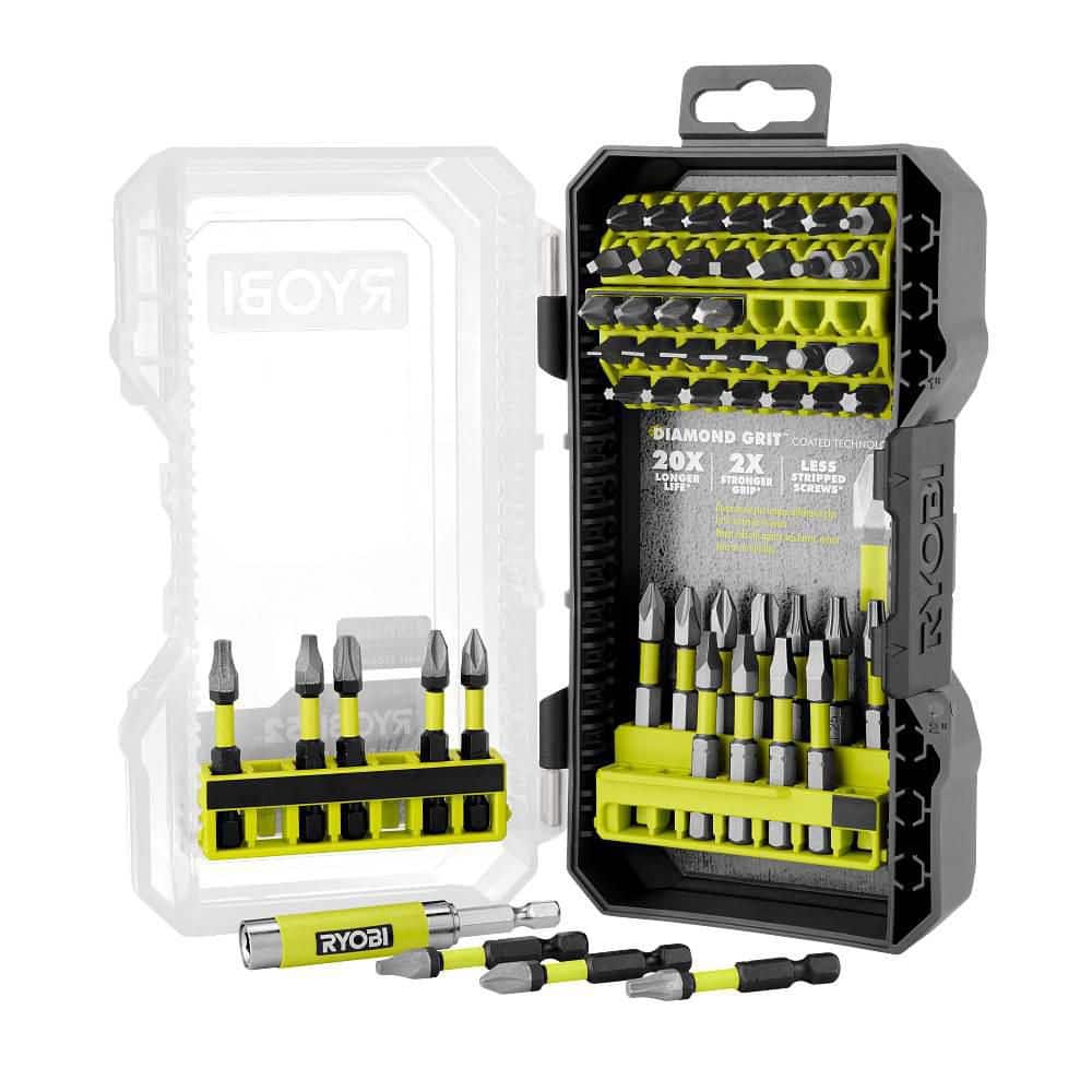 RYOBI Diamond Grit Driving Set (52-Piece) A965201 - The Home Depot