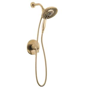 Saylor In2ition 1-Handle Wall Mount Shower Trim Kit in Champagne Bronze with Hand Shower (Valve Not Included)