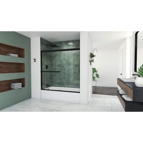 Bootz Industries Aloha 56 - 60 in. W x 58 in. H Semi-Frameless