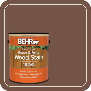 BEHR 1 gal. #N250-6 Split Rail Solid Color House and Fence
