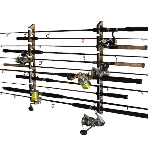 camo fishing rod holder