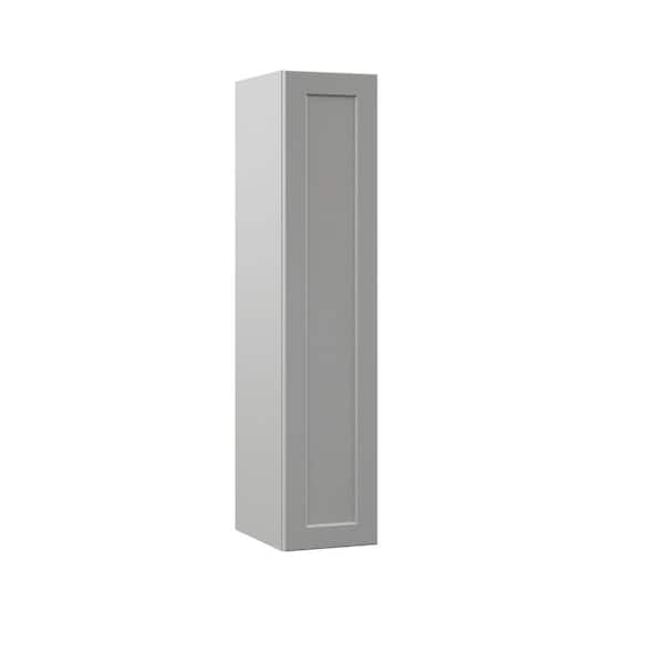 Hampton Bay Designer Series Melvern Assembled 9x42x12 in. Wall Kitchen Cabinet in Heron Gray