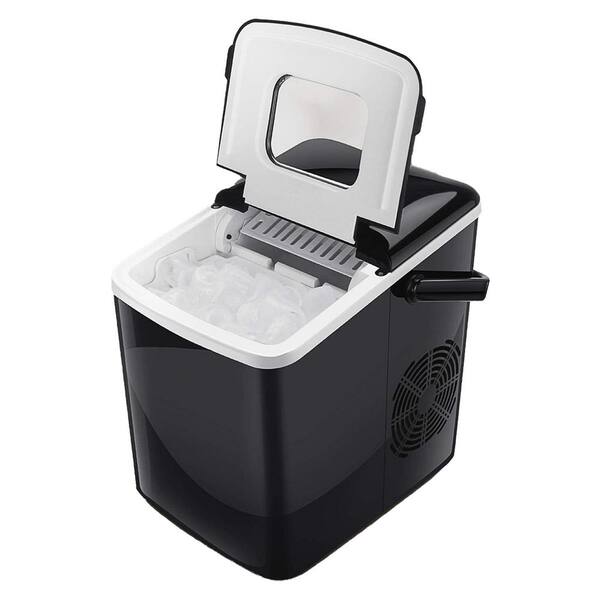 26 lb. Portable Ice Maker in Black with 2 Optional Ice Cube Sizes  SF-1310523 - The Home Depot