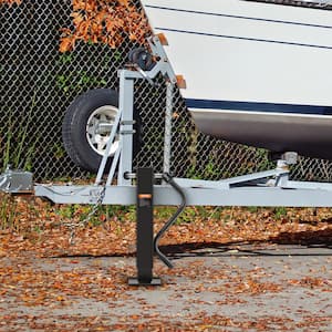 Trailer Jack, Trailer Tongue Jack Welding-on 12000 lb. Capacity, Trailer Jack Stand with Handle for lifting RV Trailer