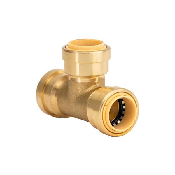 QUICKFITTING 3/4 in. Push-to-Connect Brass Tee Fitting