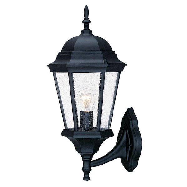 Acclaim Lighting Richmond Collection 1-Light Matte Black Outdoor Wall Lantern Sconce