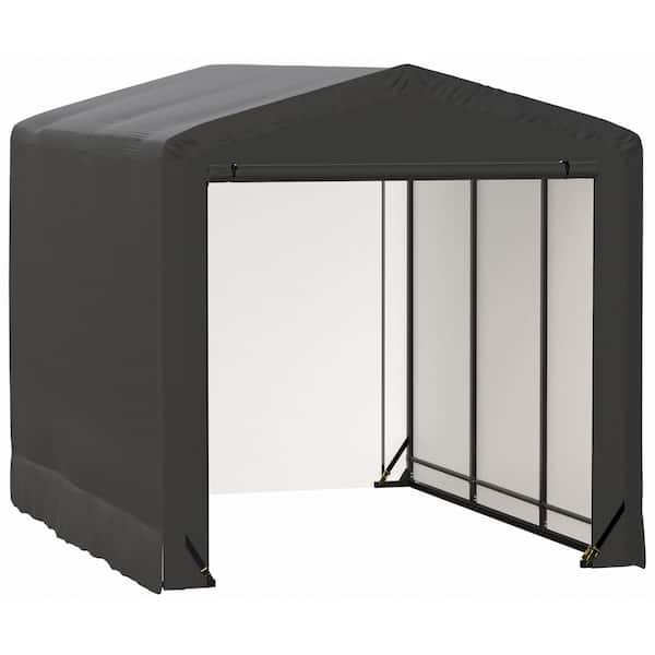 Sheltertube 10 ft. x 14 ft. x 10 ft. Storage Garage in Gray