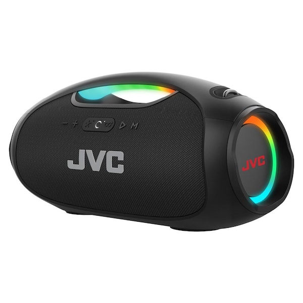 JVC Portable Bluetooth Speaker with LED Lights and Speakerphone in