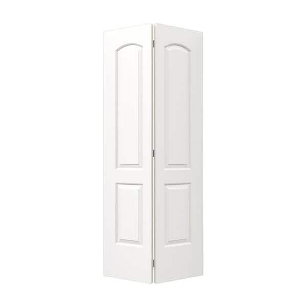 JELD-WEN 32 in. x 80 in. Continental White Painted Smooth Molded Composite Closet Bi-fold Door