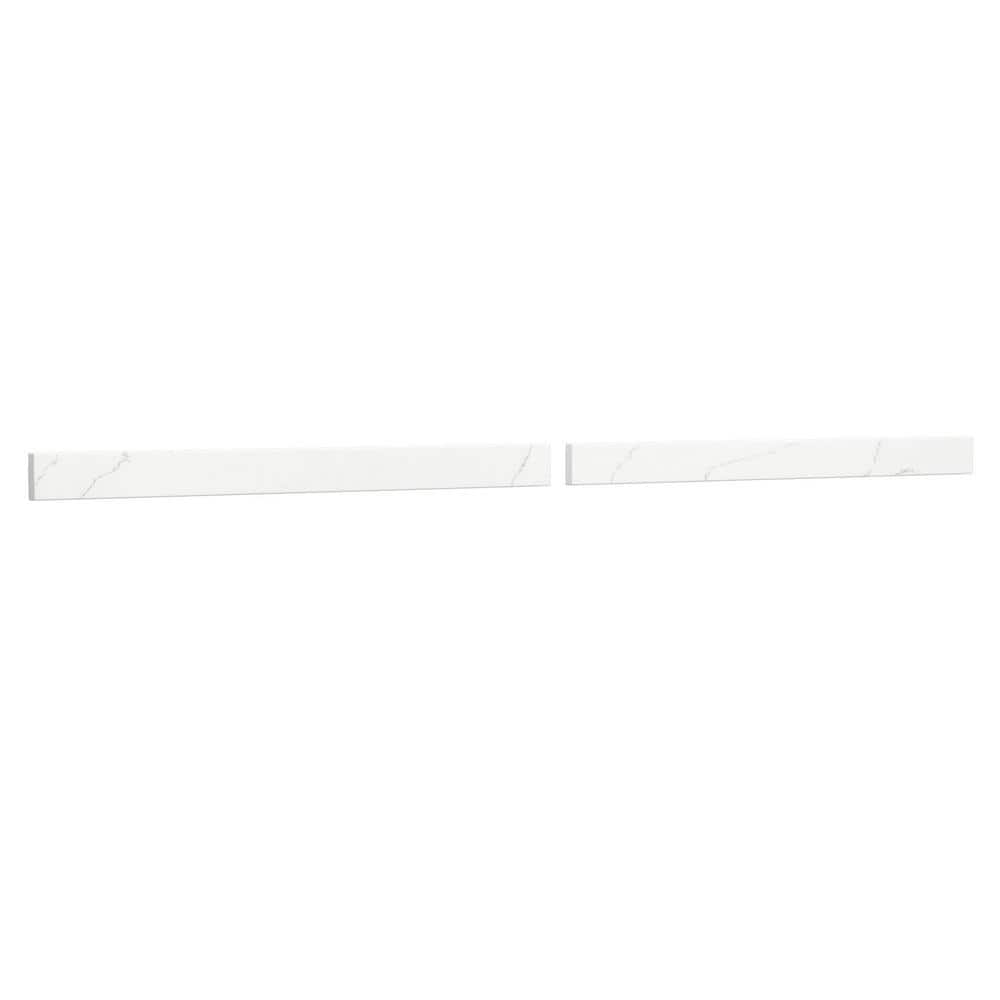 84 in. W Quartz Vanity Backsplash in Giotto price history on PriceWatchPro