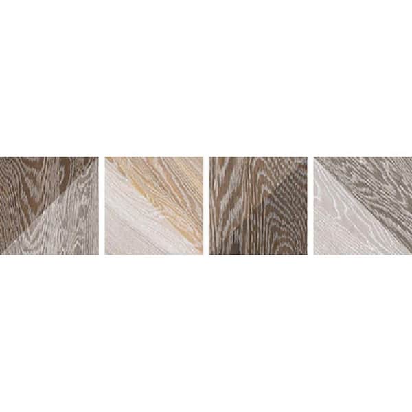 Lockwood 6.5 in. x 6.5 in. Brown Porcelain Matte Wall and Floor Tile (5.87 sq. ft./case) 20-Pack