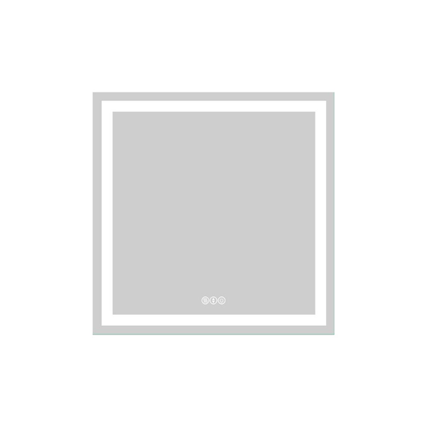 Sunpez 36x36 LED Vanity Light Mirror with Anti-Fog, Shatter-Proof, Memory, for Bathroom