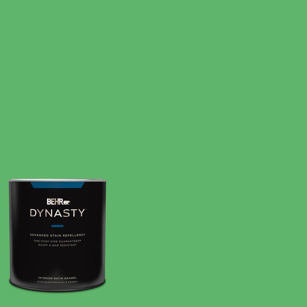 BEHR DYNASTY 1 qt. P3906 Lawn Party Satin Enamel Interior Stain