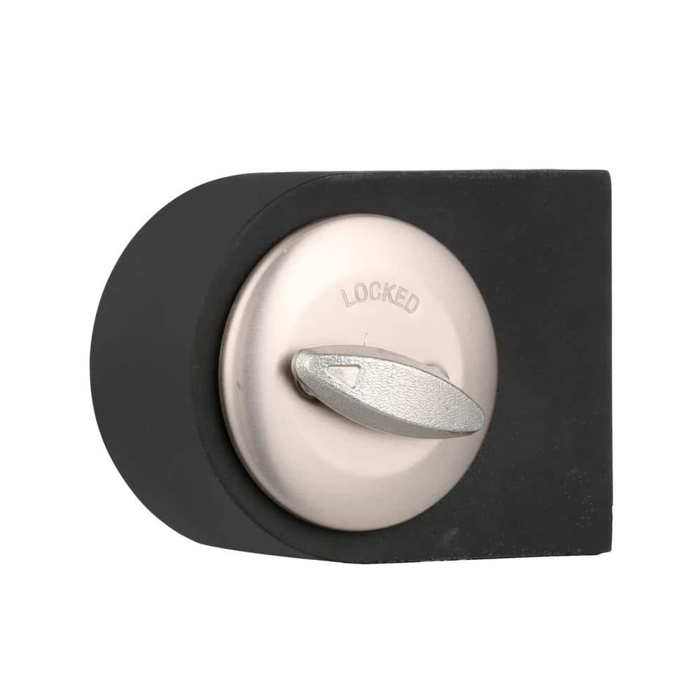 Kwikset Satin Nickel Single Cylinder Deadbolt with SmartKey Technology