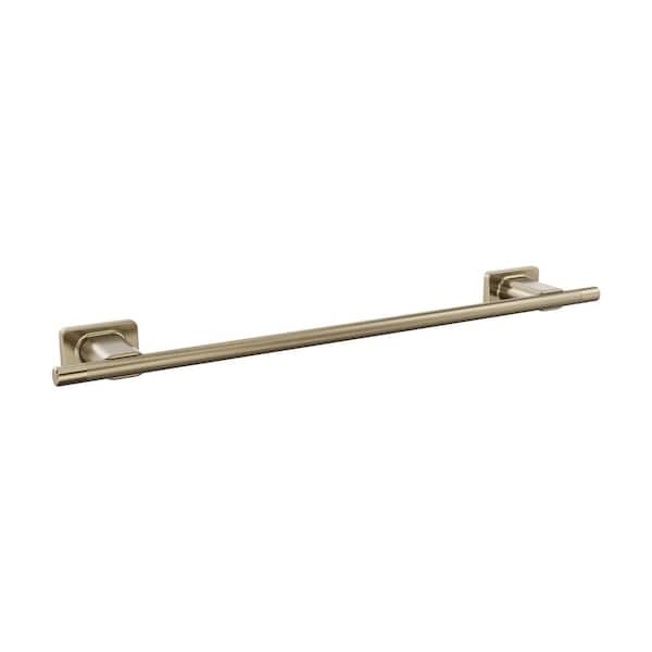Bronx 18 in. Wall Mounted Towel Bar in Golden Champagne