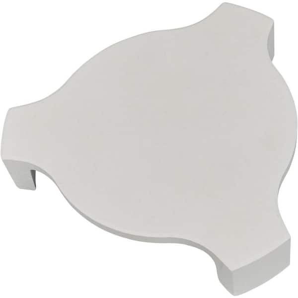 Ceramic Extra Thick Heat Deflector Plate with 3 Legs Smoked Stone Finish Pizza Stone for Kamado Grill