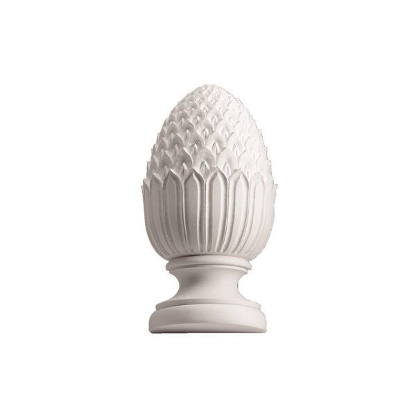 Fypon 4-3/4 in. x 4-3/4 in. x 11 in. Polyurethane Full Round Pineapple Finial