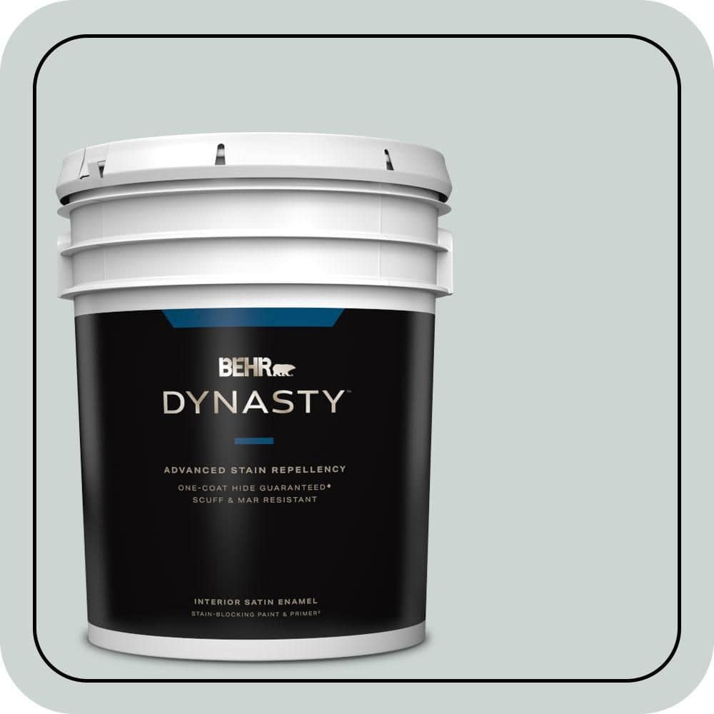 5 gal. #ECC-34-1 Pacific Mist Satin Enamel Interior Stain-Blocking Paint and Primer price history on PriceWatchPro