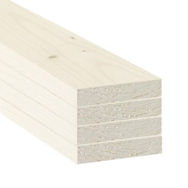 Handprint 1 in. x 4 in. x 2 ft. SPF Primed Boards (4-Pack)