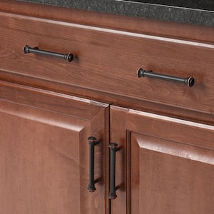 Octagon 3-1/2 in. 85 mm Center-to-Center Oil Rubbed Bronze Pull