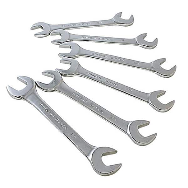 Sunex Tools Jumbo Metric Angle Head Wrench Set (6-Piece)