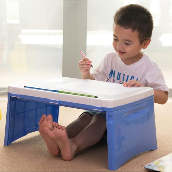 Wesiti 12 Pcs Foldable Lap Desk with Storage for Kids Folding Table  Portable Plastic Lap Desk Tray for Toddler Children Bed Laptop Travel Arts  Crafts Eating Work - Yahoo Shopping