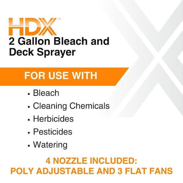 2 gal. Bleach and Deck Sprayer