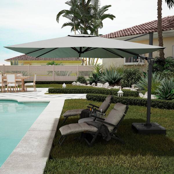8x10 foot oblong patio umbrella 8x10' Rectangular Auto Tilt Market Umbrella
