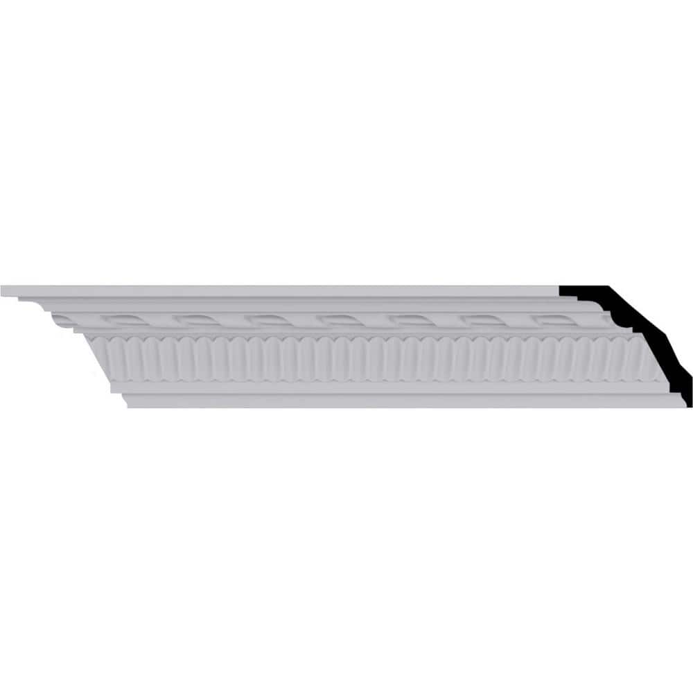 Primed Polyurethane Modern Valeriano Rope Crown Moulding