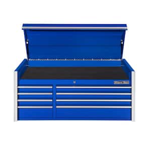 THD Series 55 in. 8-Drawer Top Chest in Blue