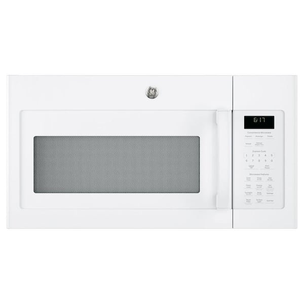 GE 1.7 cu. ft. Over the Range Microwave in White