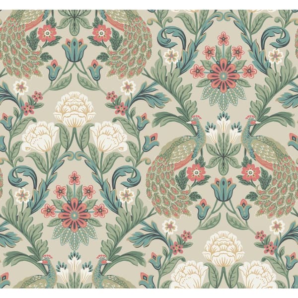 60.75 sq. ft. Plume Dynasty Wallpaper