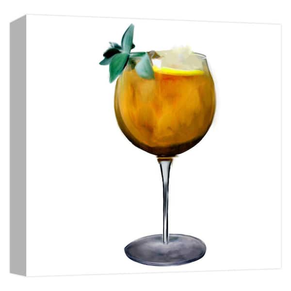 PTM Images "Refreshing Drink'' Canvas Abstract Wall Art 15 in. x 15 in.