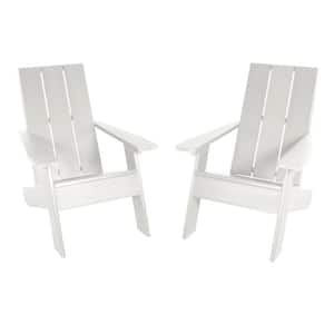 2 Italica Modern Plastic Adirondack Chairs