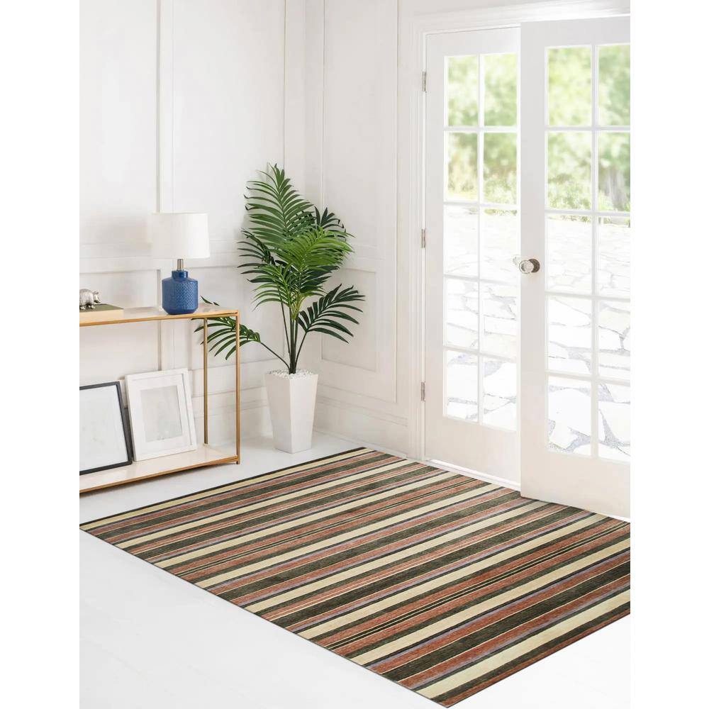 Multicolored 5 ft. x 8 ft. Handmade Wool Lori Toni Area Rug product image for price tracking