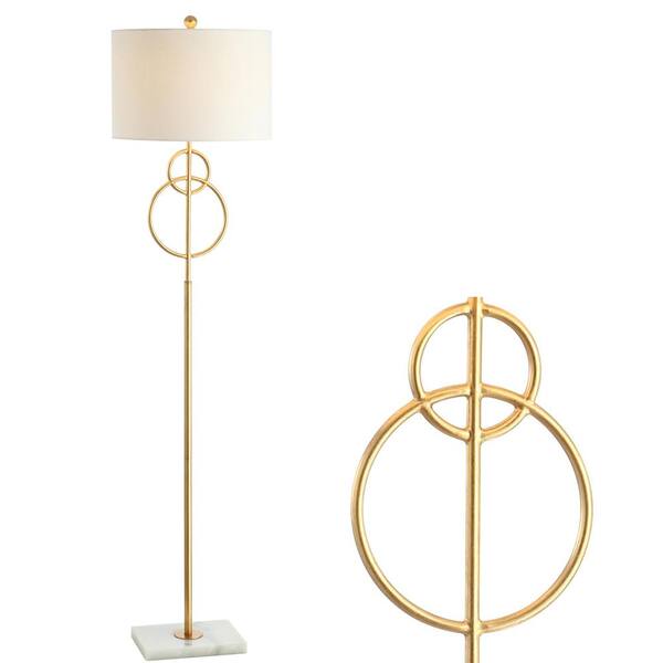 Jonathan Y Haines 60 In Modern Circle, Modern Gold Floor Lamp