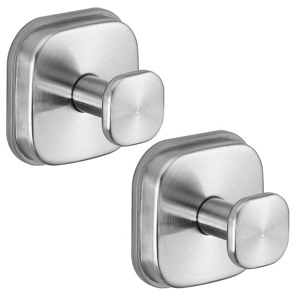 Suction Cup Towel Hook Set,  No-Drill Stainless Steel Bath Hook in Brushed Nickel, 2-Pack for Shower Spaces price history on PriceWatchPro