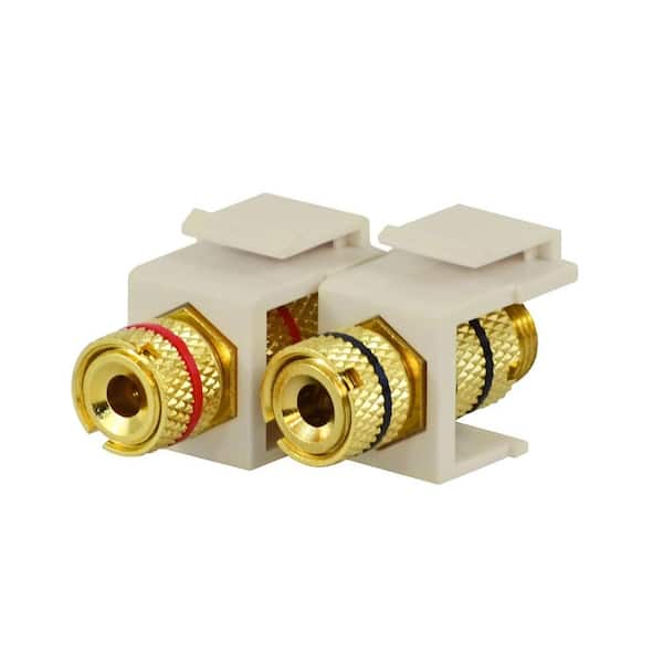 Commercial Electric Binding Posts - Light Almond (2-Pack)