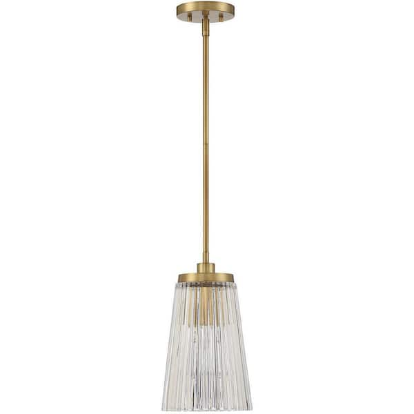 14 Inch Diameter Polished Brass Ridged Hanging Bell