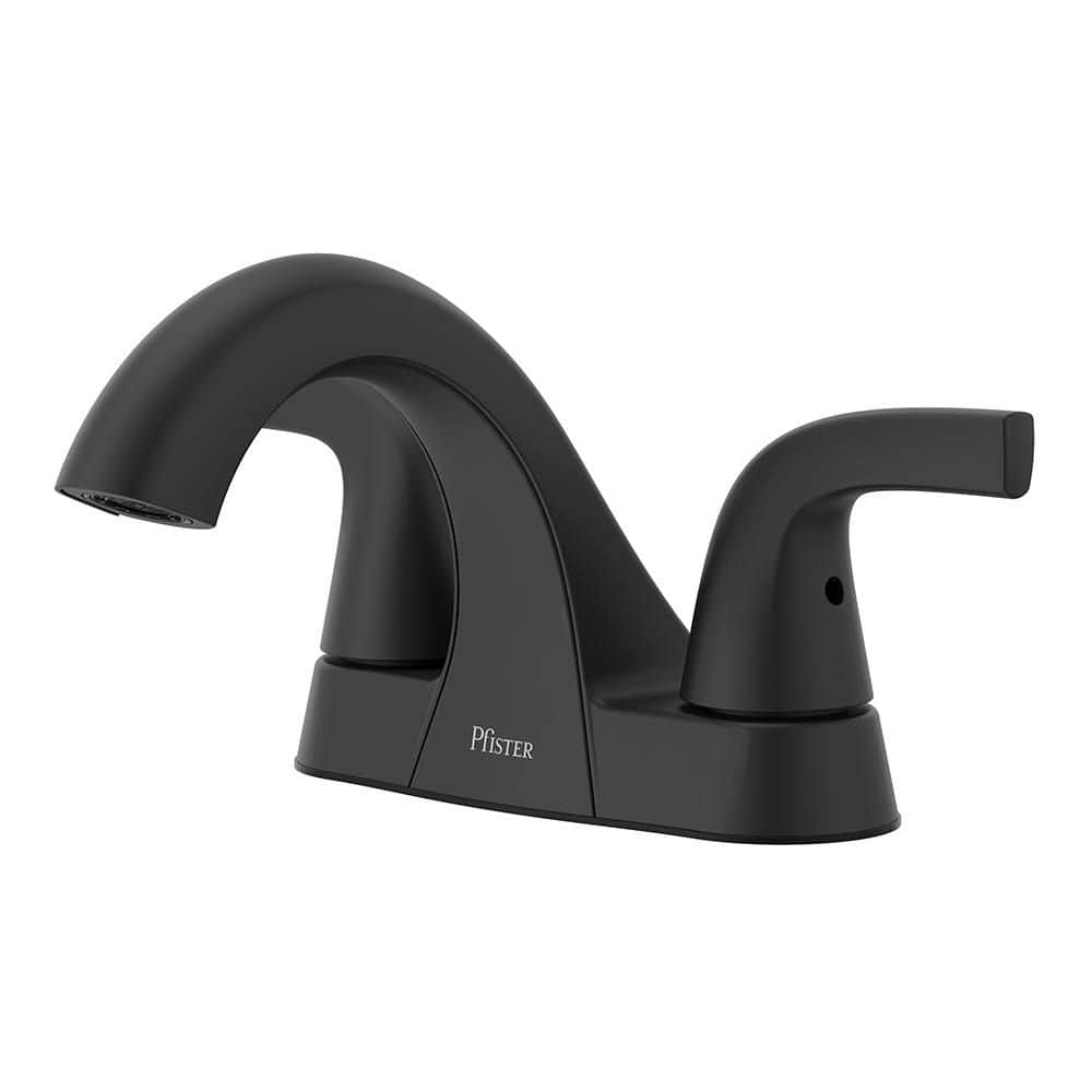 Framework Series 4 in. Centerset Double Handle High Arc Bathroom Sink Faucet in. Matte Black price history on PriceWatchPro