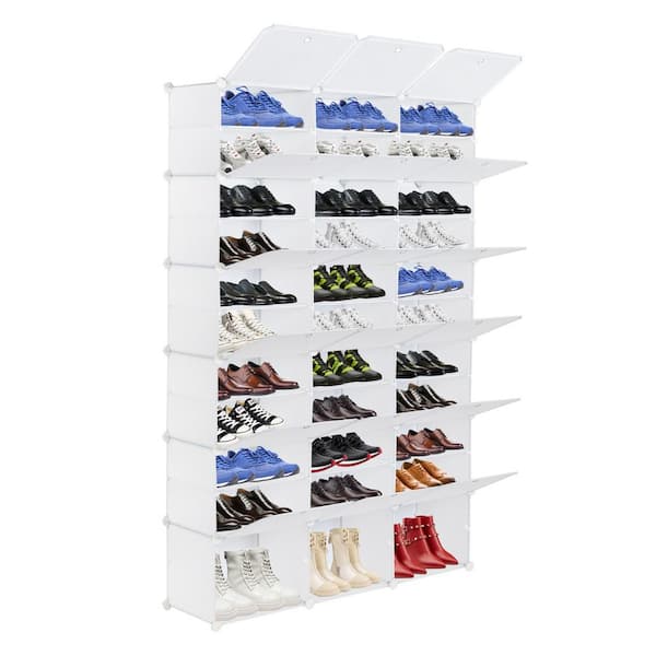Installation-free simple shoe rack assembly dust-proof dormitory
