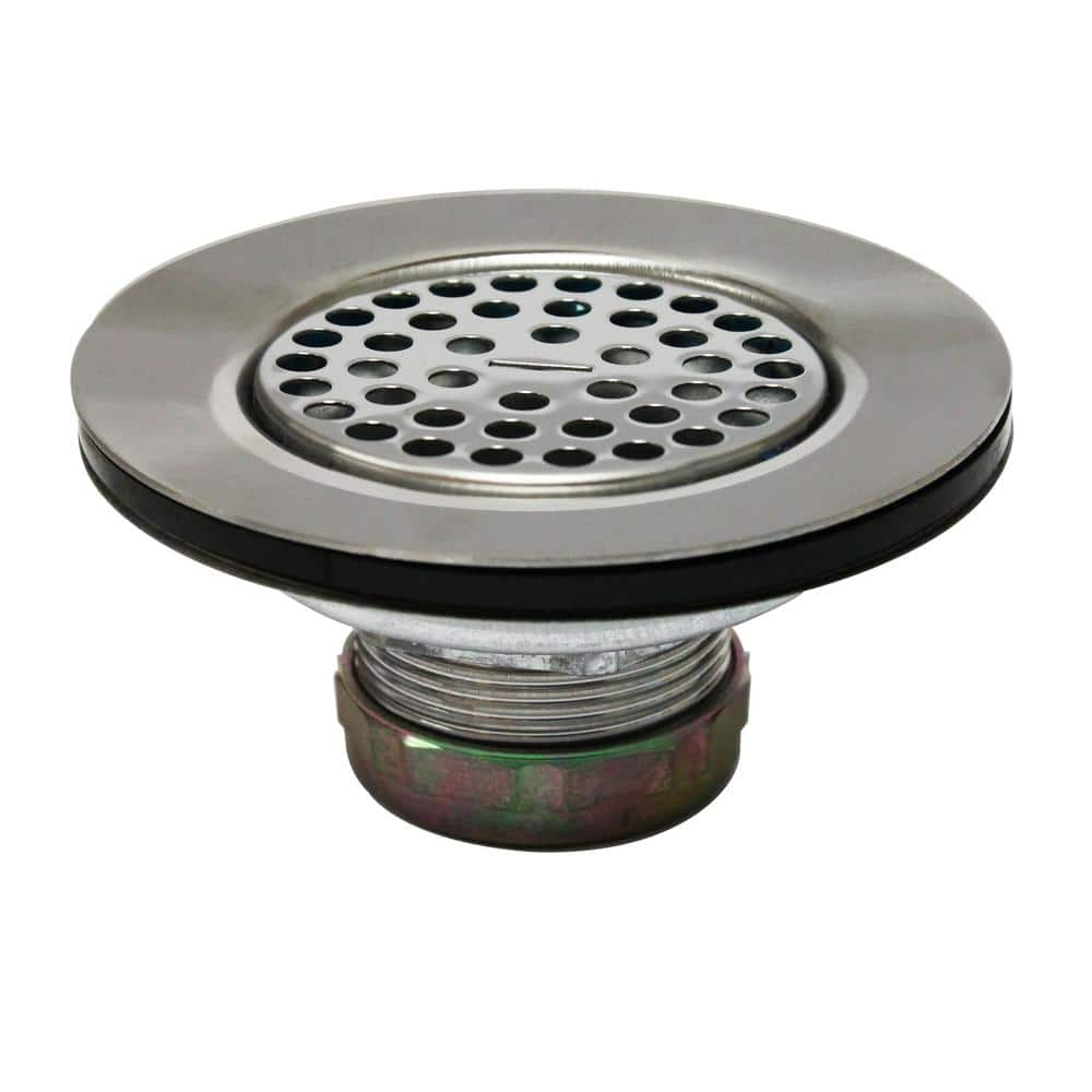 KEENEY 3-1/2 In. Sink Strainer In Brushed Nickel-1376PCBN - The Home Depot