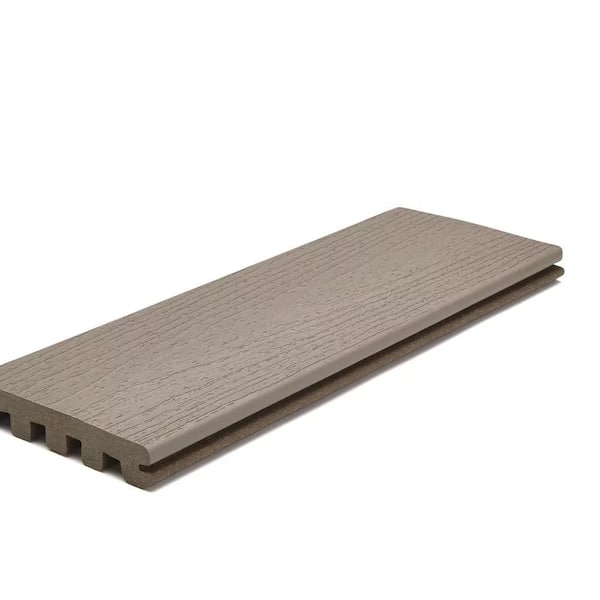 Trex Enhance Basics 1 in. x 6 in. x 16 ft. Tide Pool Grooved Edge ...
