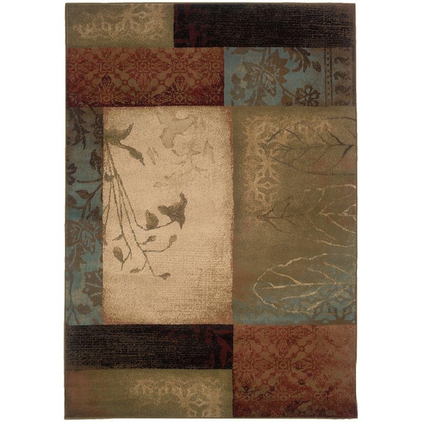 Hillsborough Multi 8 ft. x 11 ft. Area Rug