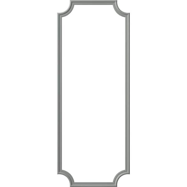 Ekena Millwork 28 in. W x 72 in. H Unfinished Polyurethane Claremont Panel Moulding Kit (Single Panel)