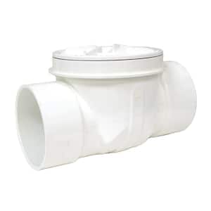 6 in. PVC Backwater Valve for Drainage Systems