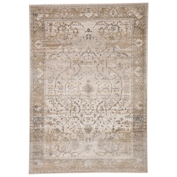 Home Decorators Collection Silk Road Red 8 ft. x 10 ft. Medallion Area Rug  30907 - The Home Depot