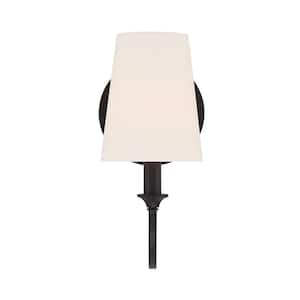Payton 1-Light Black Forged Wall Sconce