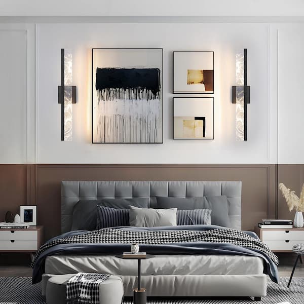 KAISITE 24-Inch LED Vanity Light Bar – 18W Dimmable, 1600 Lumens, 3500K Warm White, Rotatable Wall Sconce
