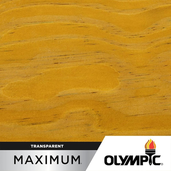Olympic Maximum 1 gal. Honey Gold Exterior Stain and Sealant in One